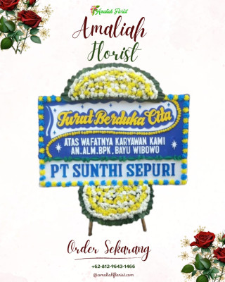 Papan Bunga Duka di Pengenjek